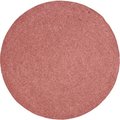 Better Trends 8 in. Round Chenille Reversible Rug - Mauve BRCR8RMA